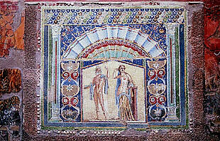 Herculanum: mosaic in villa